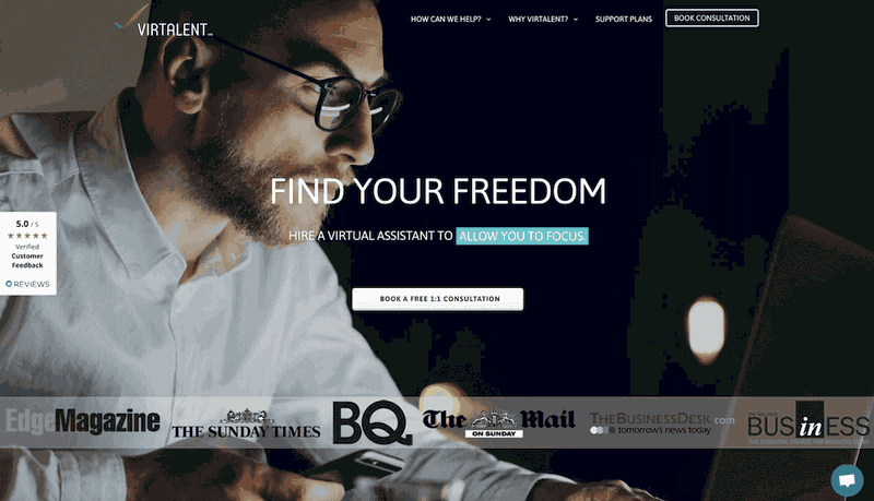 Virtalent new website